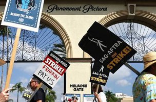 Greve do Sindicato dos Atores de Hollywood (Foto: Mario Tama/Getty Images via AFP)