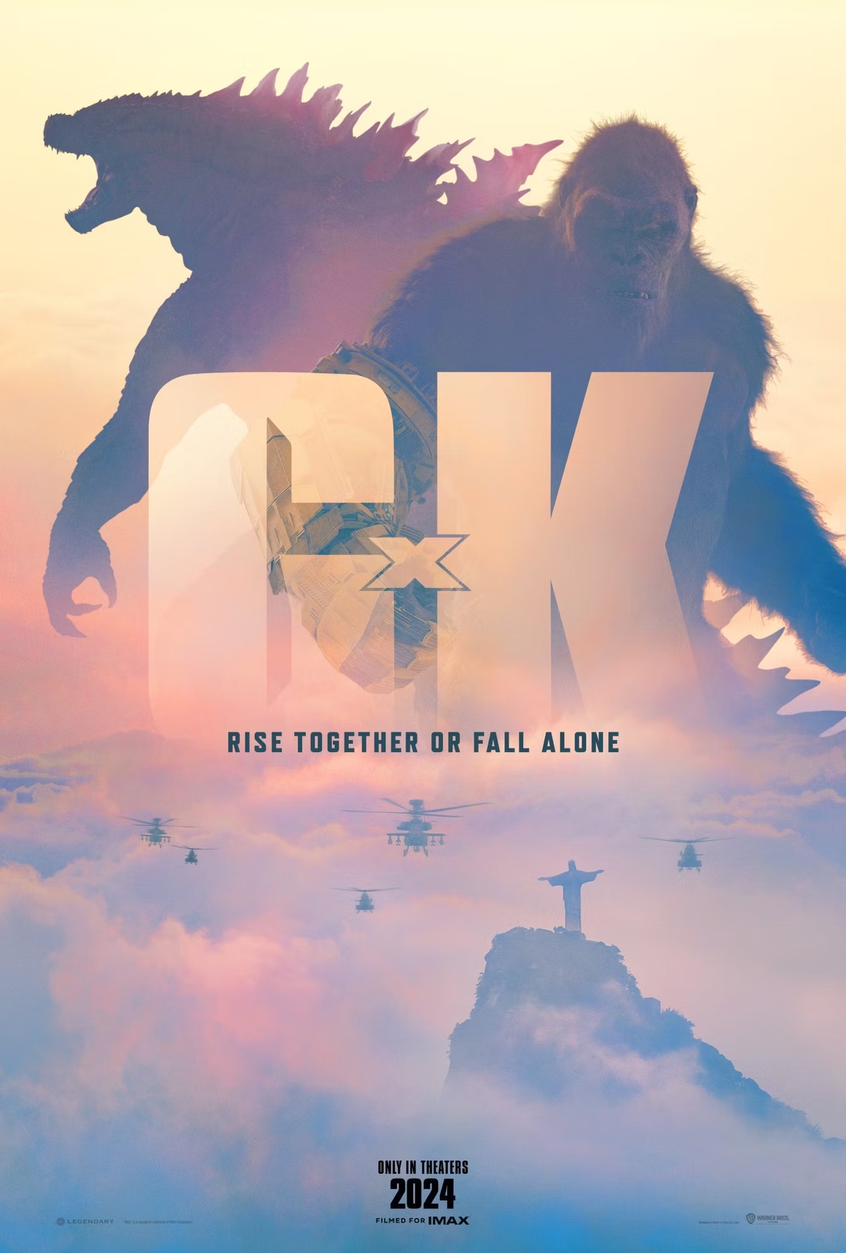 Novo pôster de ''Godzilla e Kong: O Novo Império''
