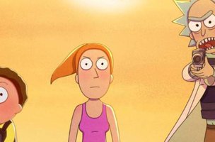 Detalhe do pôster da sétima temporada de Rick and Morty (Foto: Reprodução)